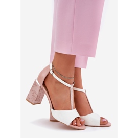 Oslikane ženske sandale na Vinceza 20276 ružičasto-bijeloj posta ružičasta 1
