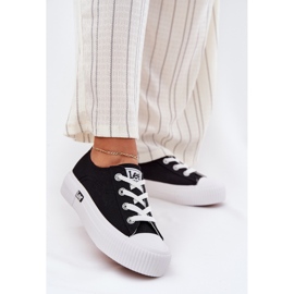 Ženske tenisice na platformi Lee Isla c Žene nisko 50251001 Crno 2