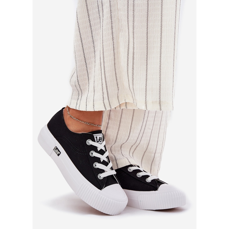 Ženske tenisice na platformi Lee Isla c Žene nisko 50251001 Crno 1