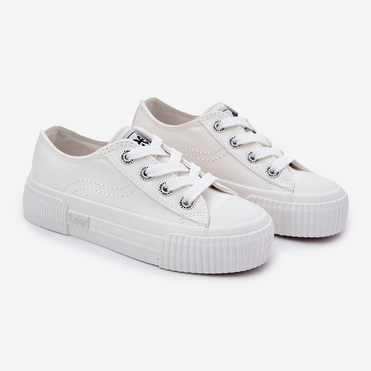 Dječje tenisice za mlade Lee Isla C Low 50251058 White bijela 1