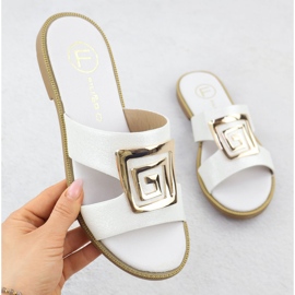 Ženski prelepoljci s ukrasom bijeli filippo ds3703 bijela 1