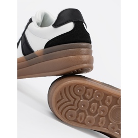 Shelvt Crno-bijele platform tenisice crna 2