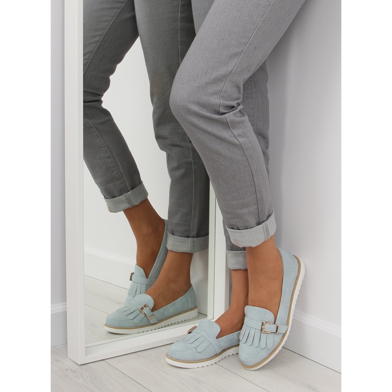 Ženske plave mokasinke 7210 Plave plava 2