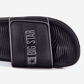 Big Star Muška velika zvijezda RR174A043 Black Flip -flops crno 2