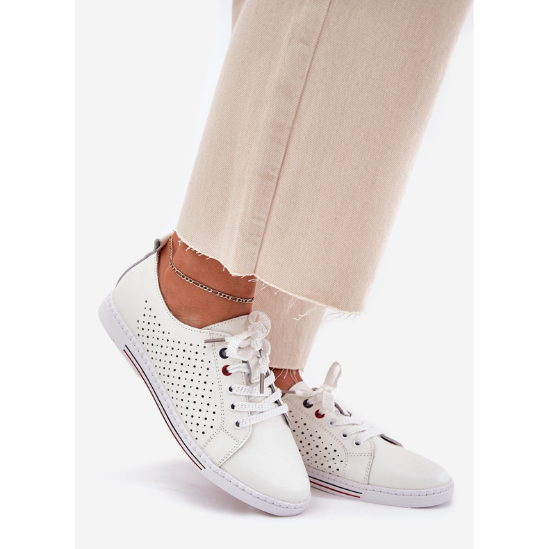 S.Barski Ženske kožne cipele S. Barski LR51-587 White bijela 1