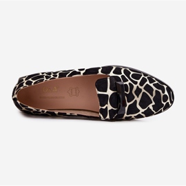 S.Barski Ženske cipele od antilop s ukrasom LZ51-505 crno i zlato crna 2