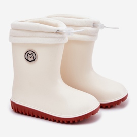 Inna Dječje galoše sa laganim zrncem toplijem bež 1