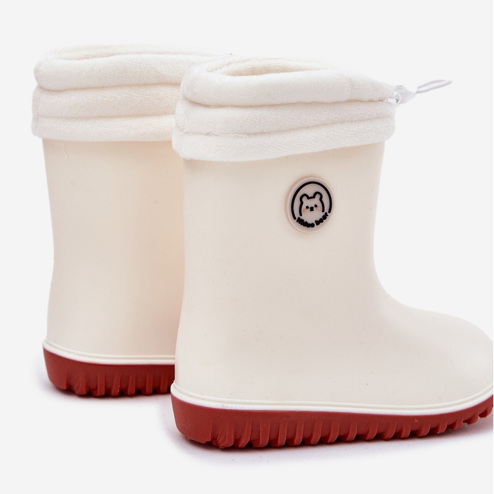 Inna Dječje galoše sa laganim zrncem toplijem bež 2