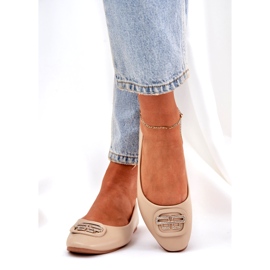 Seastar Ženske balerine na ravnom potplatu s ukrasom za 58p bež 2