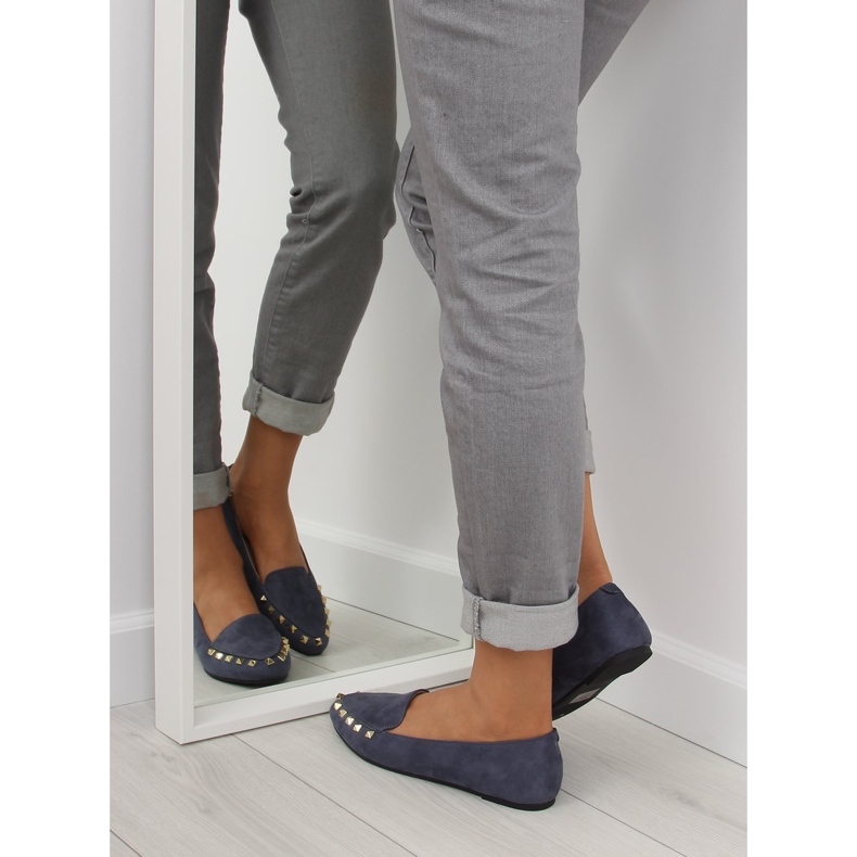 Ženske mokasinke s tamnoplavim čapovima 1388 Navy tamnoplava 1