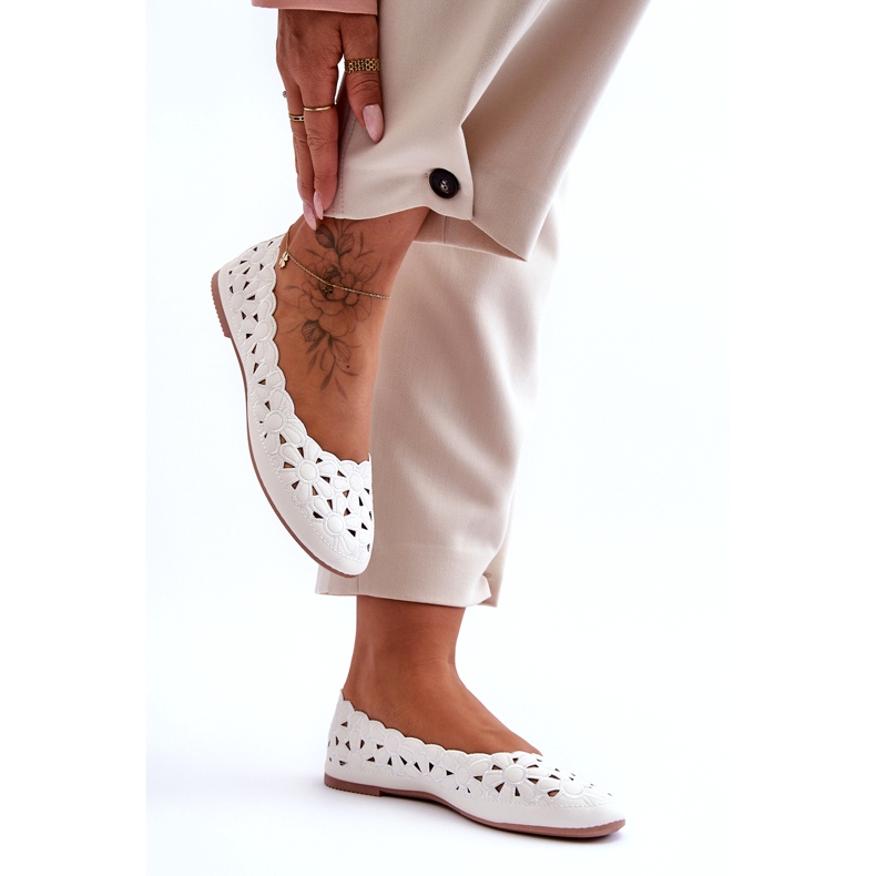 Evento Ažurna sjajna balerina ženska bijela Visionary 2