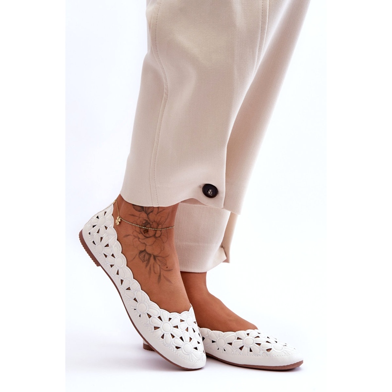 Evento Ažurna sjajna balerina ženska bijela Visionary 3