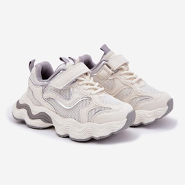 Inna Dječje tenisice na gustom bijelom potplatu bijela 1