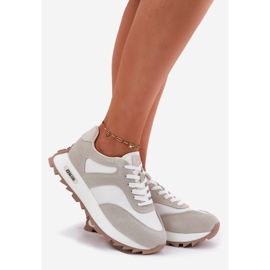 Big Star Tenisice na antilop na ženskoj velikoj zvijezdi RR274896 Ženska platforma hi-poljski sustav Biało-Share bijela 1