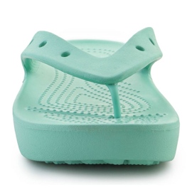 Flip-flops crocs classic platform flip kisik 207714-3ug zelena 1