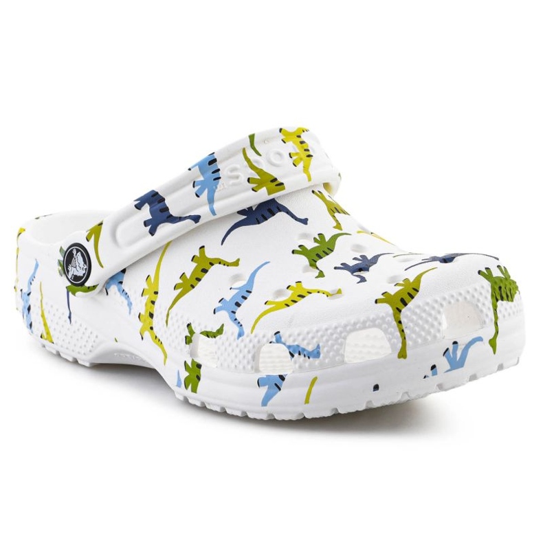 Dječje klompe Crocs Classic Lik Print Clog 209695-9dh White bijela 2