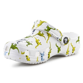 Dječje klompe Crocs Classic Lik Print Clog 209695-9dh White bijela 4