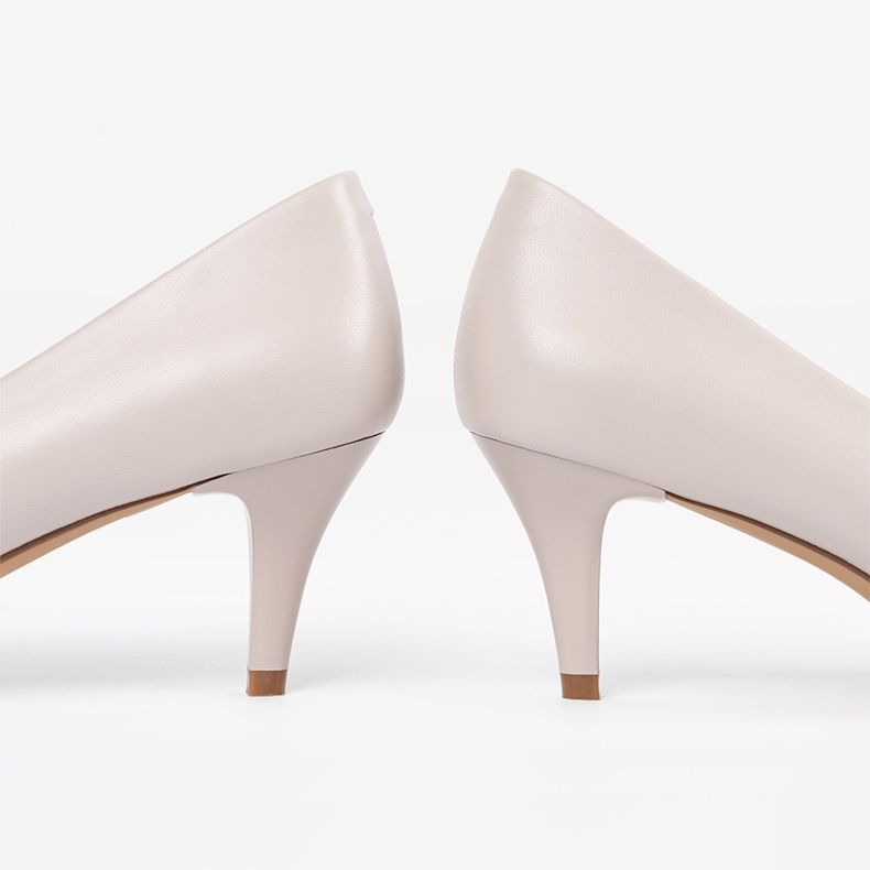 Svijetlo sive pumpe Sergio leone bež 2