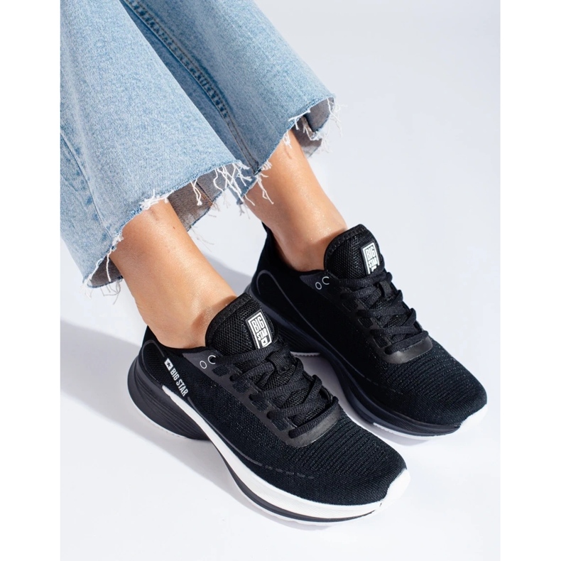 Tenisice ženske cipele Big Star ll274327 crna 2