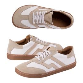 Bosonogi ženske kožne cipele Olivier Eliza Białe bijela 2