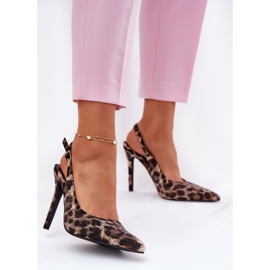Inna Ukrašene sandale na pin bež i crni leopardov otisak 2