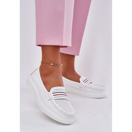 EVento Ženske kožne looferi bijele bijele boje bijela 2