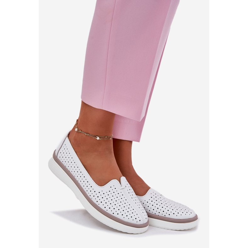 EVento Ženske otvorene kožne cipele bijele bijela 1