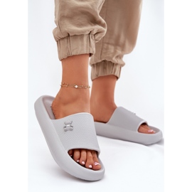Ženske pjene lepršaju na platformi s Vinceza Teddy Bear 75210 Grey siva 2