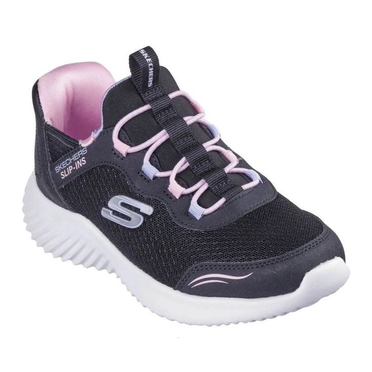 Skechers Slip-inss Ograničenje jednostavnih slatkih 303585n-blk cipela crno 1