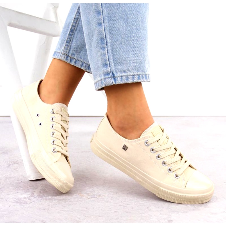 Klasične ženske tenisice Big Star NN274286 Bež 2