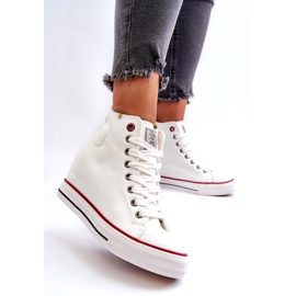 Ženske Wedge Sneakers Cross Jeans NN2R4004 Bijele bijela 1