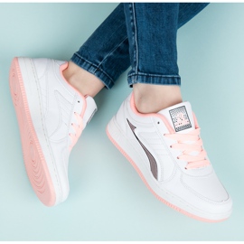 Rapter Bijele sportske cipele bijela ružičasta 1