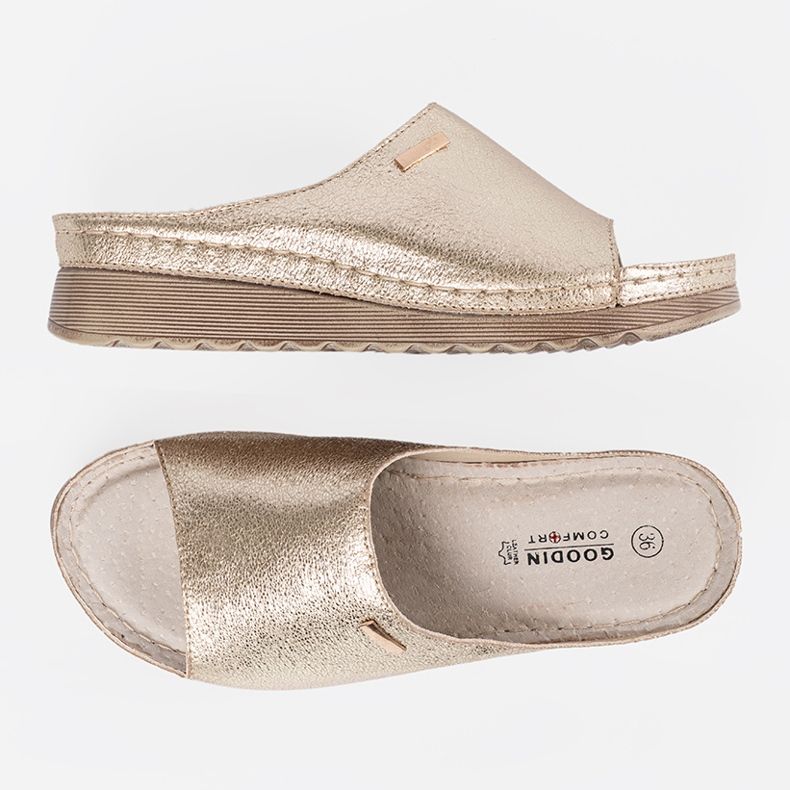 Goodin Žensko zlato na platformi na platformi zlatni 1