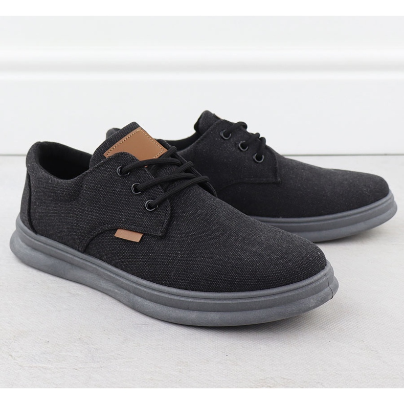 Muške casual cipele Tekstil crna nowacki 1059-H crno 1