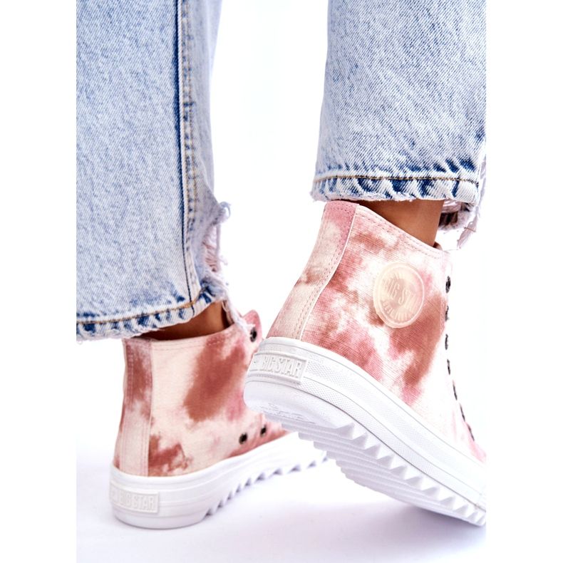 Ženske tenisice Big Star LL274048 Bež-ružičasta 3