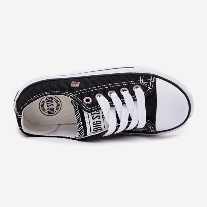 Dječje klasične tenisice Big Star DD374163 crne crno 2