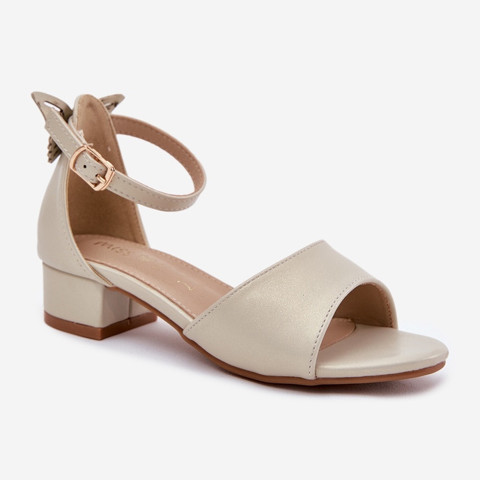 EVento Sjajne sandale od zlatnog zlata zlatni 2