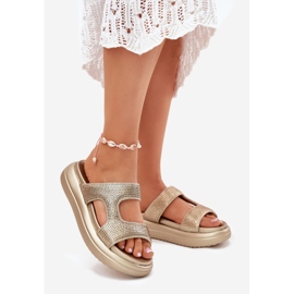 Inna Ukrašeni ženski proleti na zlatnoj platformi zlatna 1