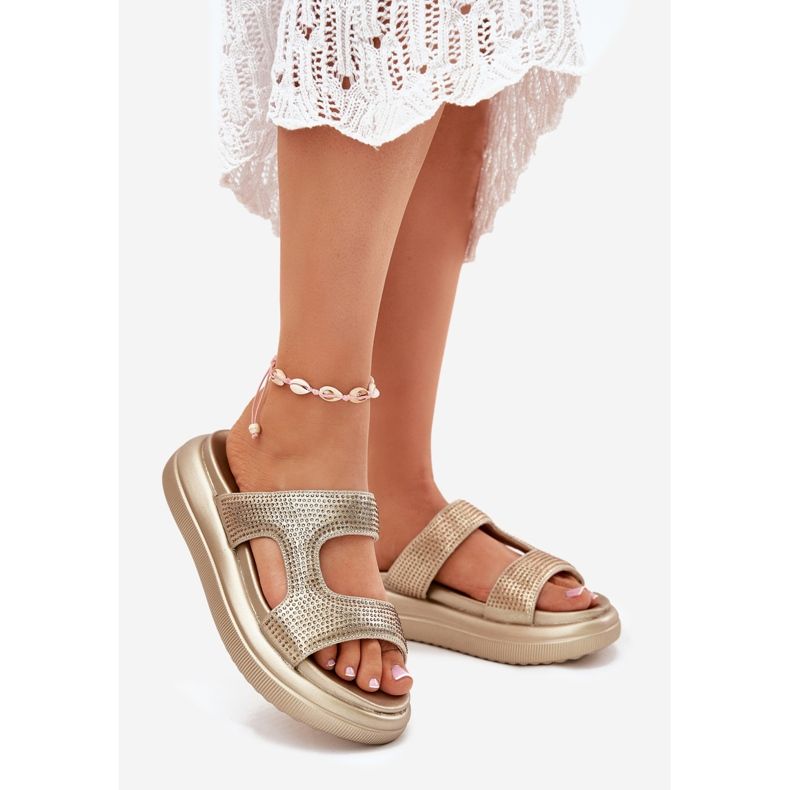 Inna Ukrašeni ženski proleti na zlatnoj platformi zlatna 1