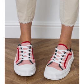 Ružičaste ženske tenisice na platformi ružičasta 1