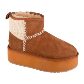 Emu Australia Stinger pleteni FlatForm W13143-ches smeđa 1