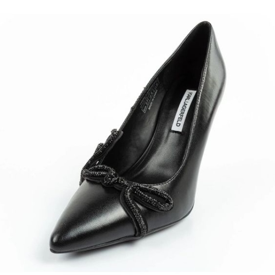 Cipele, visoke potpetice Karl Lagerfeld Sarabande KL30919M1 M0 crna 2