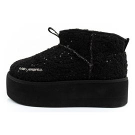 Cipele, snježne čizme Karl Lagerfeld Thermo KL48522WW0S crno 2