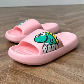 Ružičasti dječji flip flops s tiskom ružičasta 2