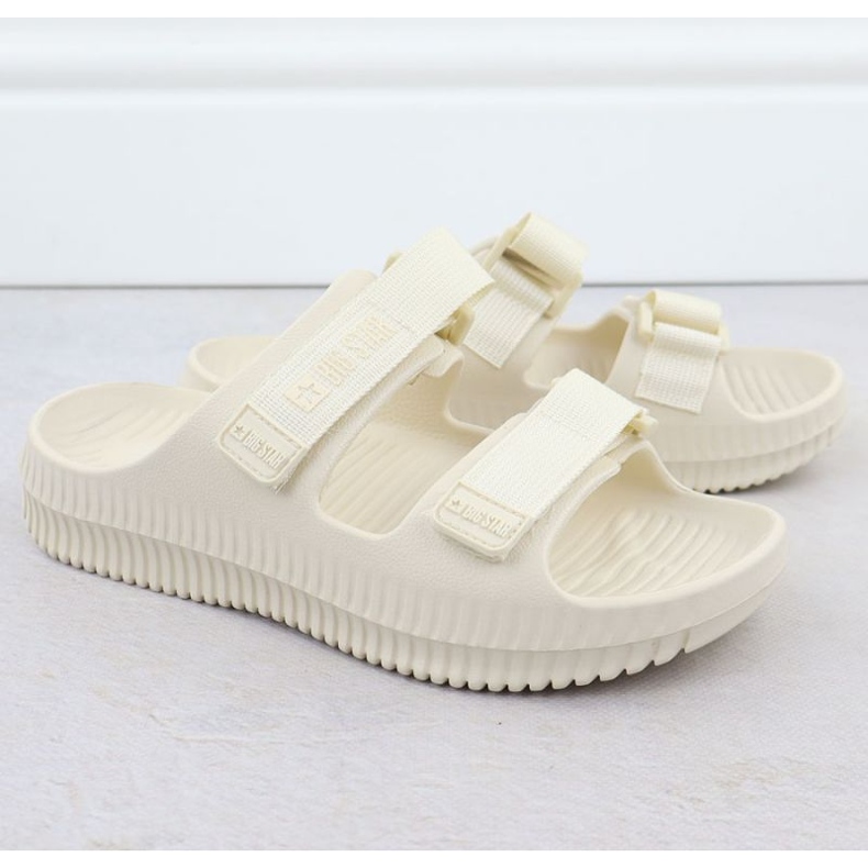 Big Star Velika zvijezda rr274a529 flip -flops bež 1