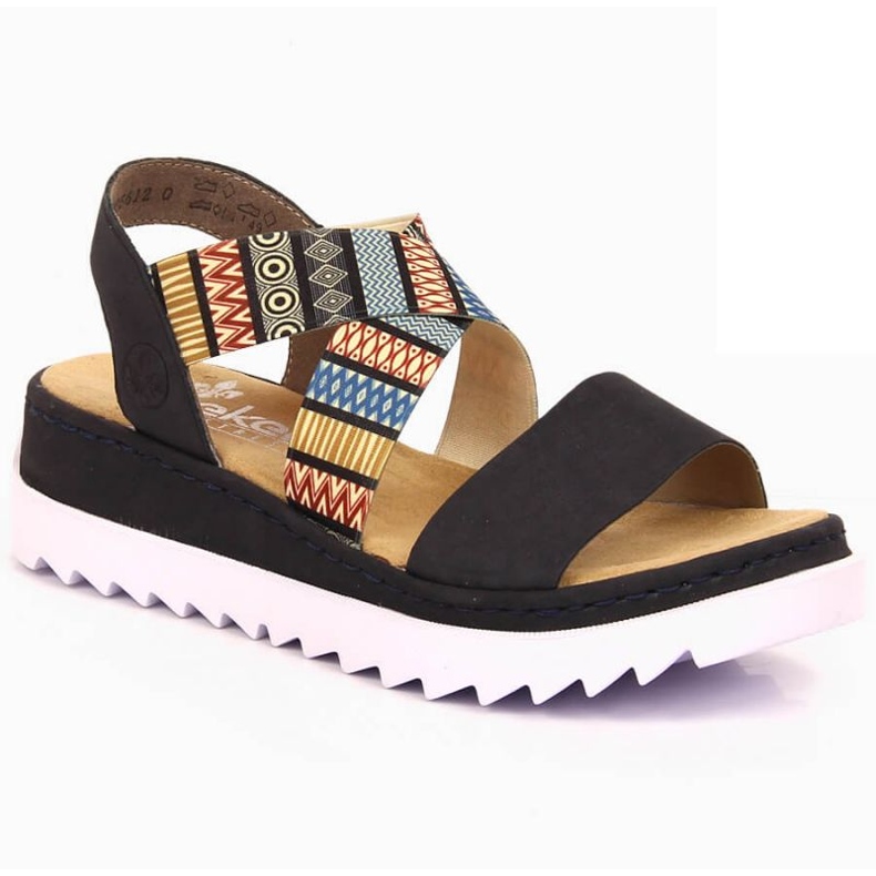 Ženske sandale Rieker V44G8-14 Black crno 1