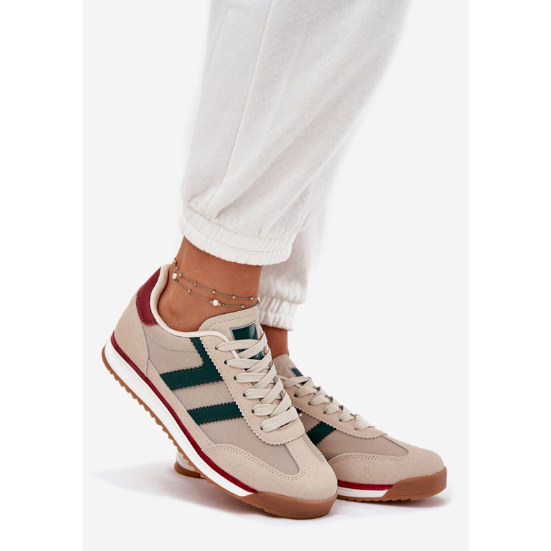 Niske ženske tenisice tamna blagoda bež 1