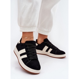 EVento Ženske tenisice s Eco Suede crnom 2