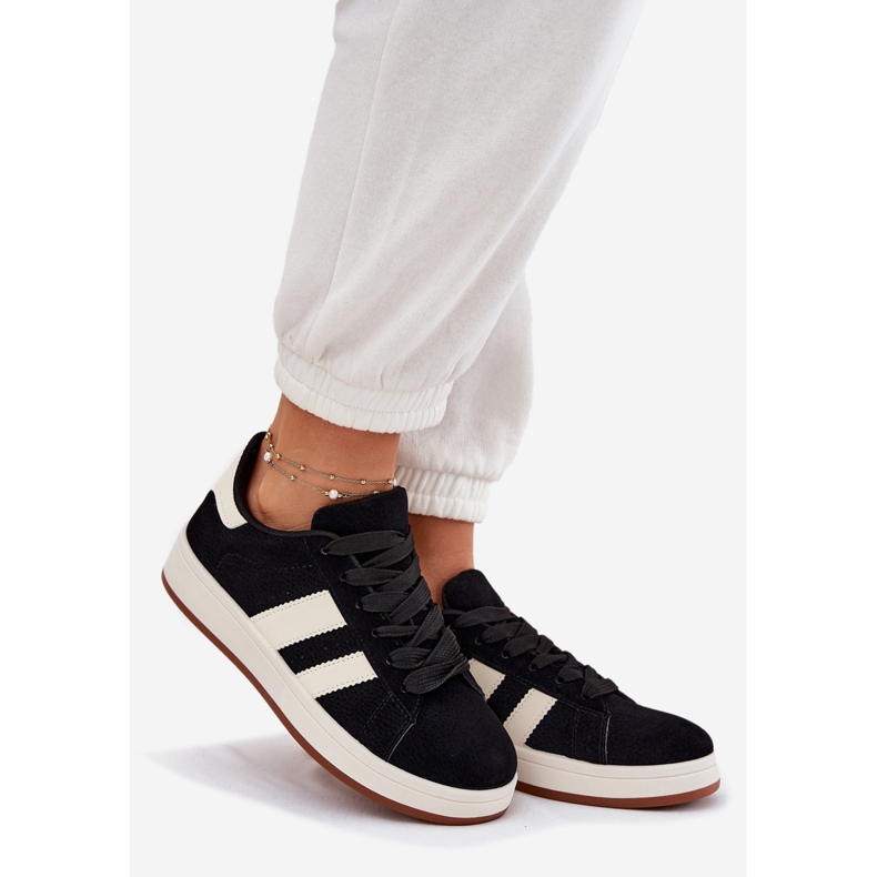 EVento Ženske tenisice s Eco Suede crnom 1