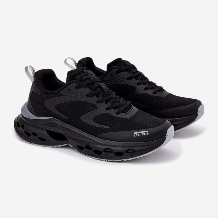 Big Star Muške sportske cipele na velikoj zvijezdi RR174022 Hi-Polish platforma Black System crno 1